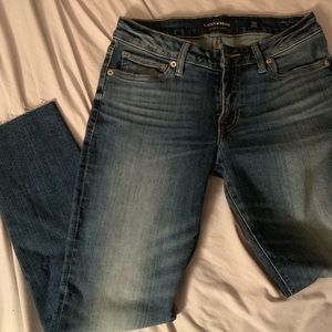 Lucky brand dark ankle jeans